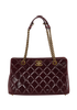 CC Quilted Chain Tote, front view